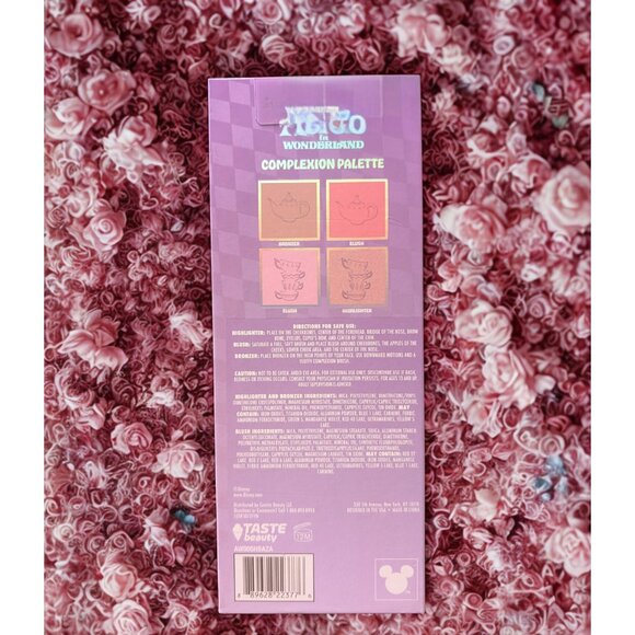 Disney Alice in Wonderland Complexion Palette, Highlighter, Blush & Bronzer, NIB - Picture 4 of 5